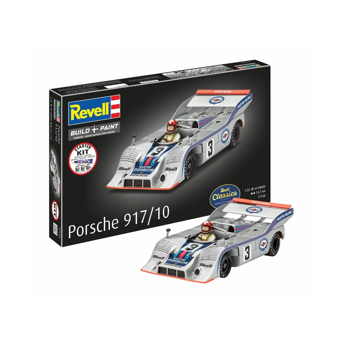 Starter Kit Porsche 917/10, 1/32 - Revell 77738