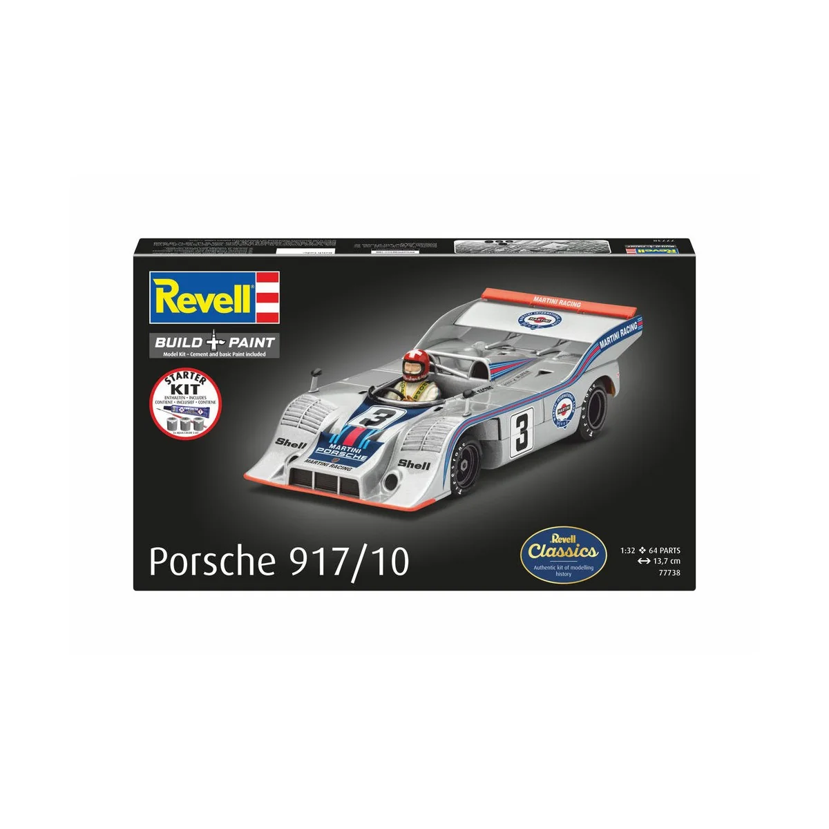Starter Kit Porsche 917/10, 1/32 - Revell 77738