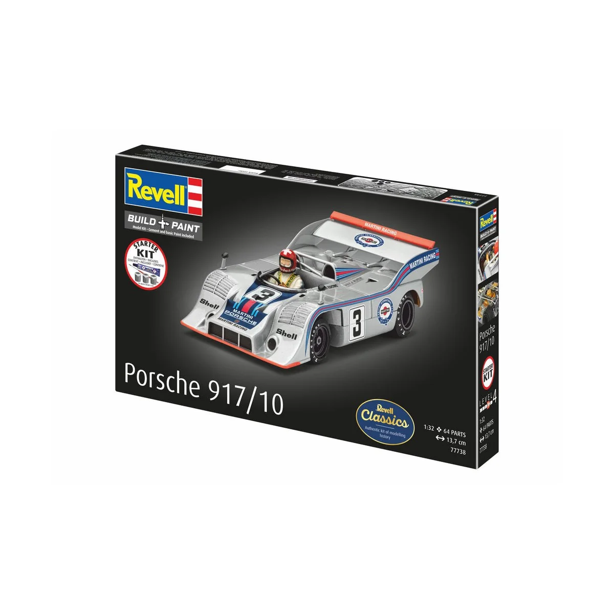 Starter Kit Porsche 917/10, 1/32 - Revell 77738