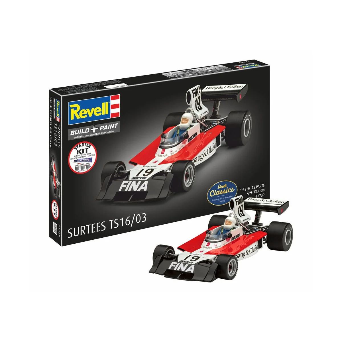 Starter Kit Surtees TS16/03, 1/32 - Revell 77739