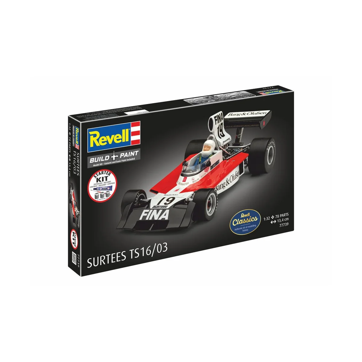Starter Kit Surtees TS16/03, 1/32 - Revell 77739
