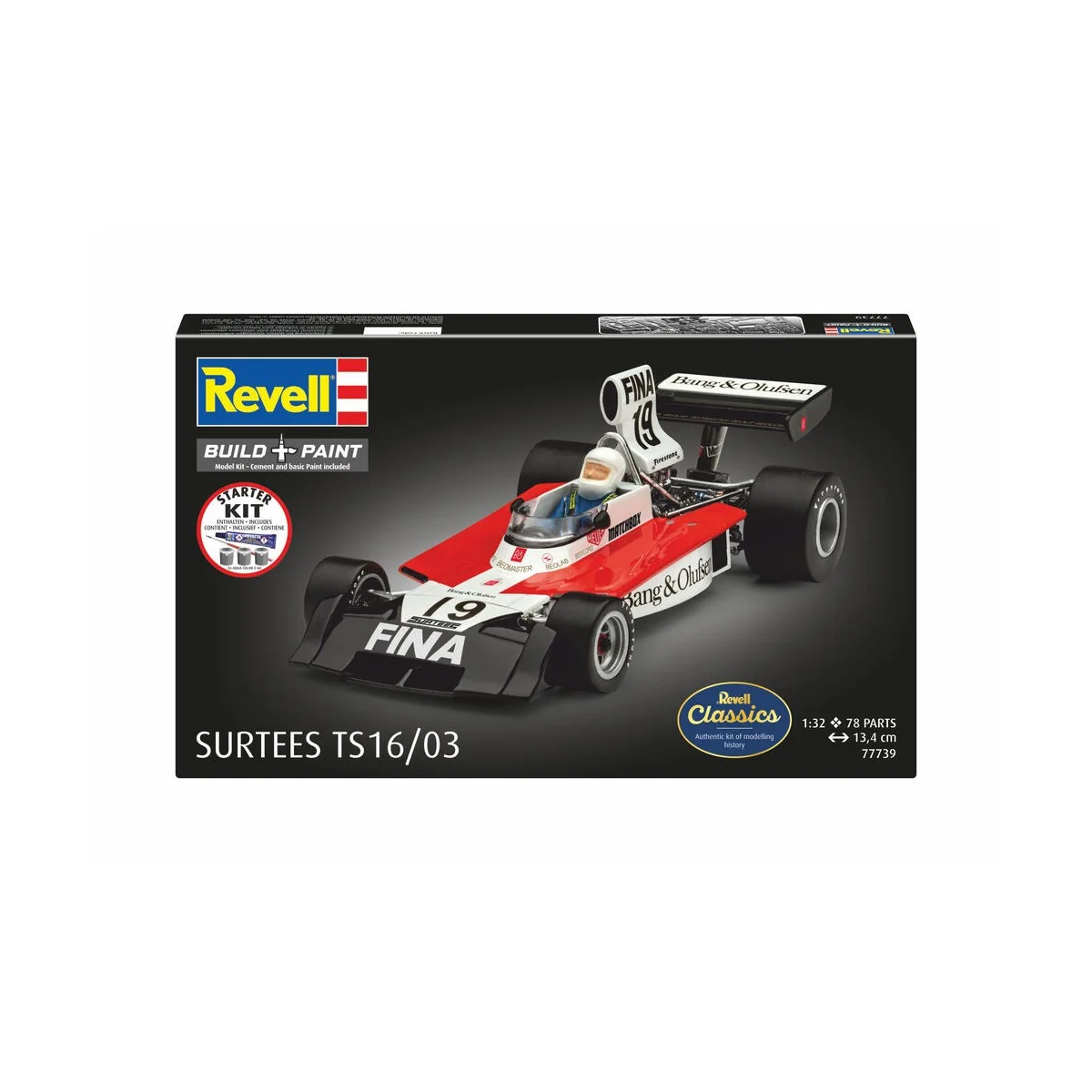 Starter Kit Surtees TS16/03, 1/32 - Revell 77739