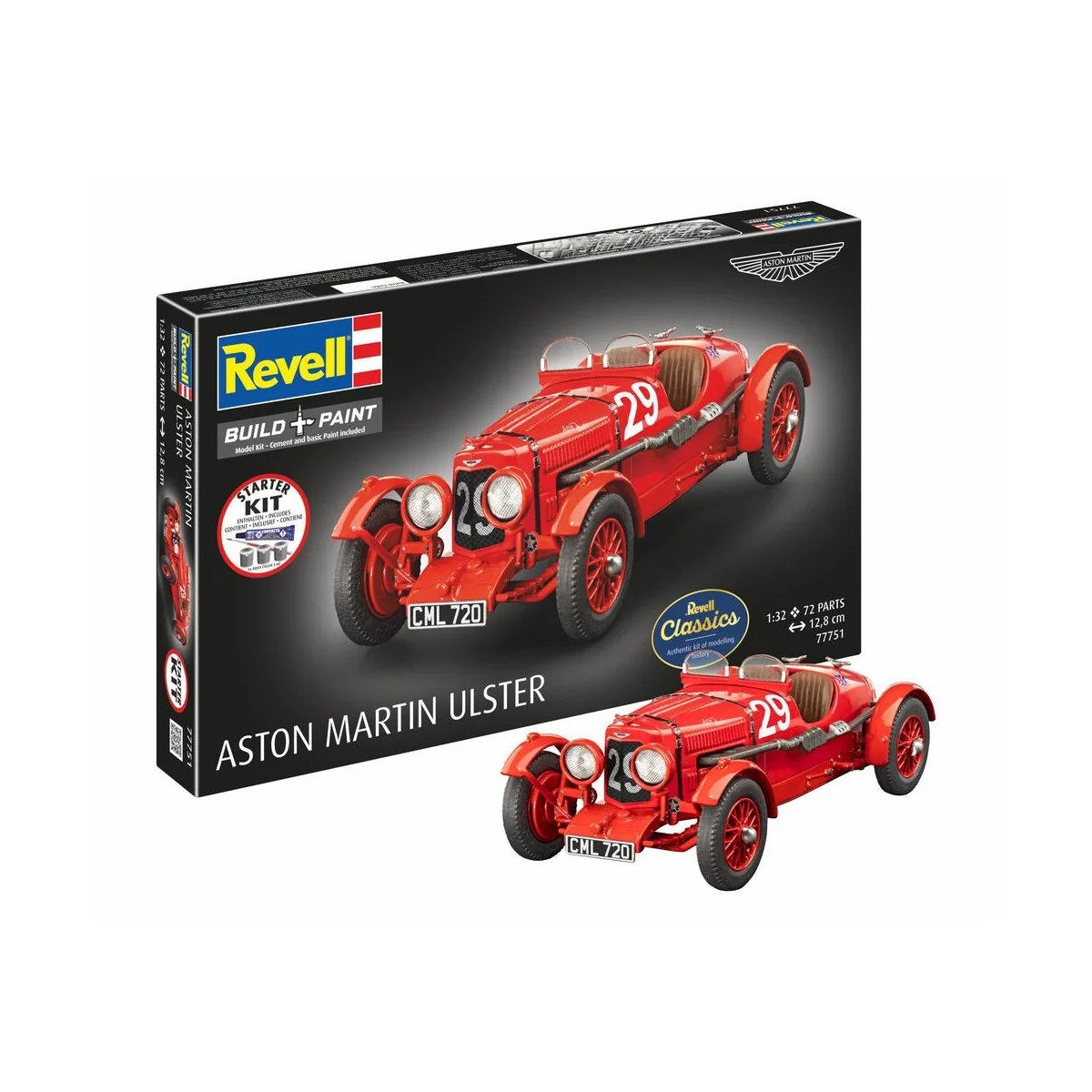 Starter Kit Aston Martin Ulster, 1/32 - Revell 77751