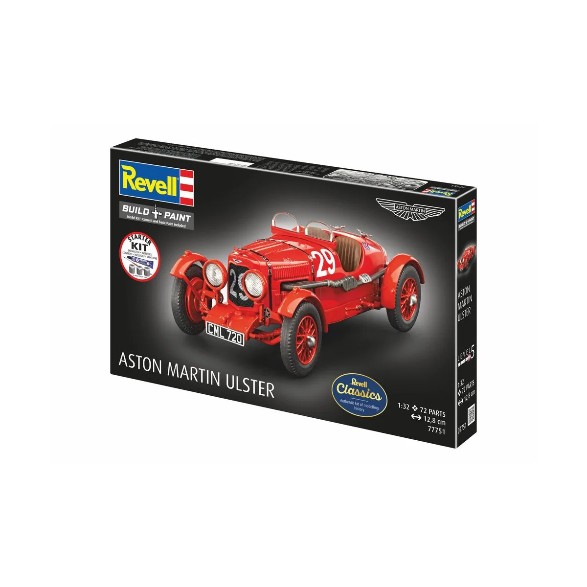 Starter Kit Aston Martin Ulster, 1/32 - Revell 77751