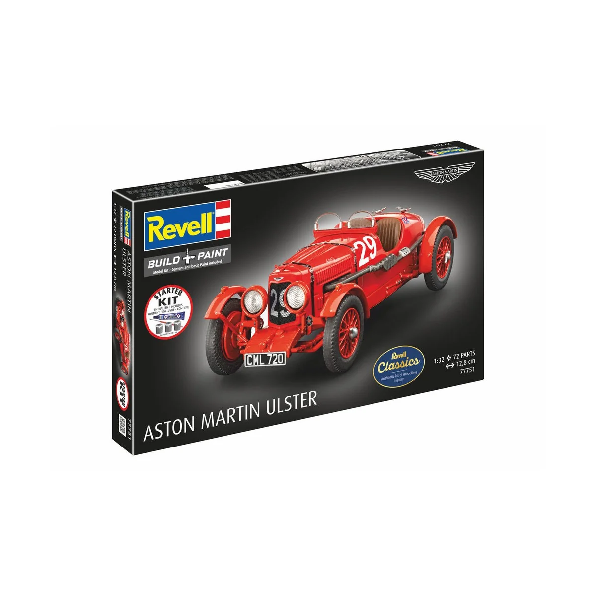 Starter Kit Aston Martin Ulster, 1/32 - Revell 77751