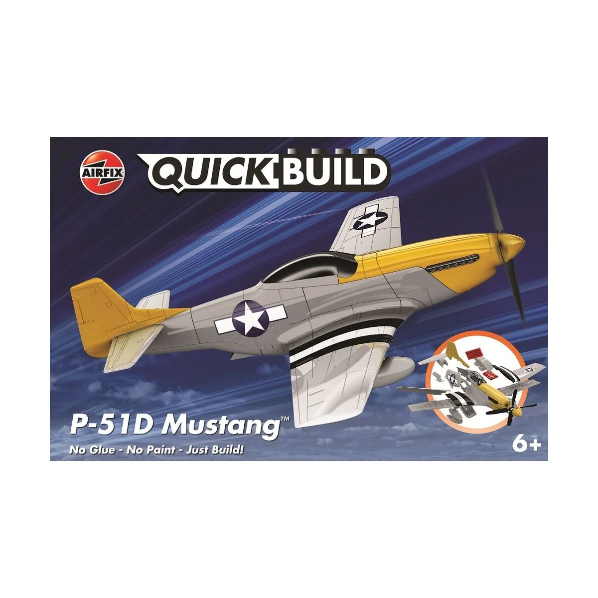 QUICKBUILD P-51D Mustang - Airfix J6016 QUICKBUILD P-51D Mustang - Airfix J6016