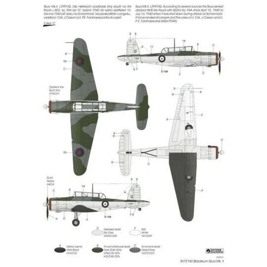 Blackburn Skua Mk.II, 1/72 - Special Hobby 100-SH72140 Blackburn Skua Mk.II, 1/72 - Special Hobby 100-SH72140