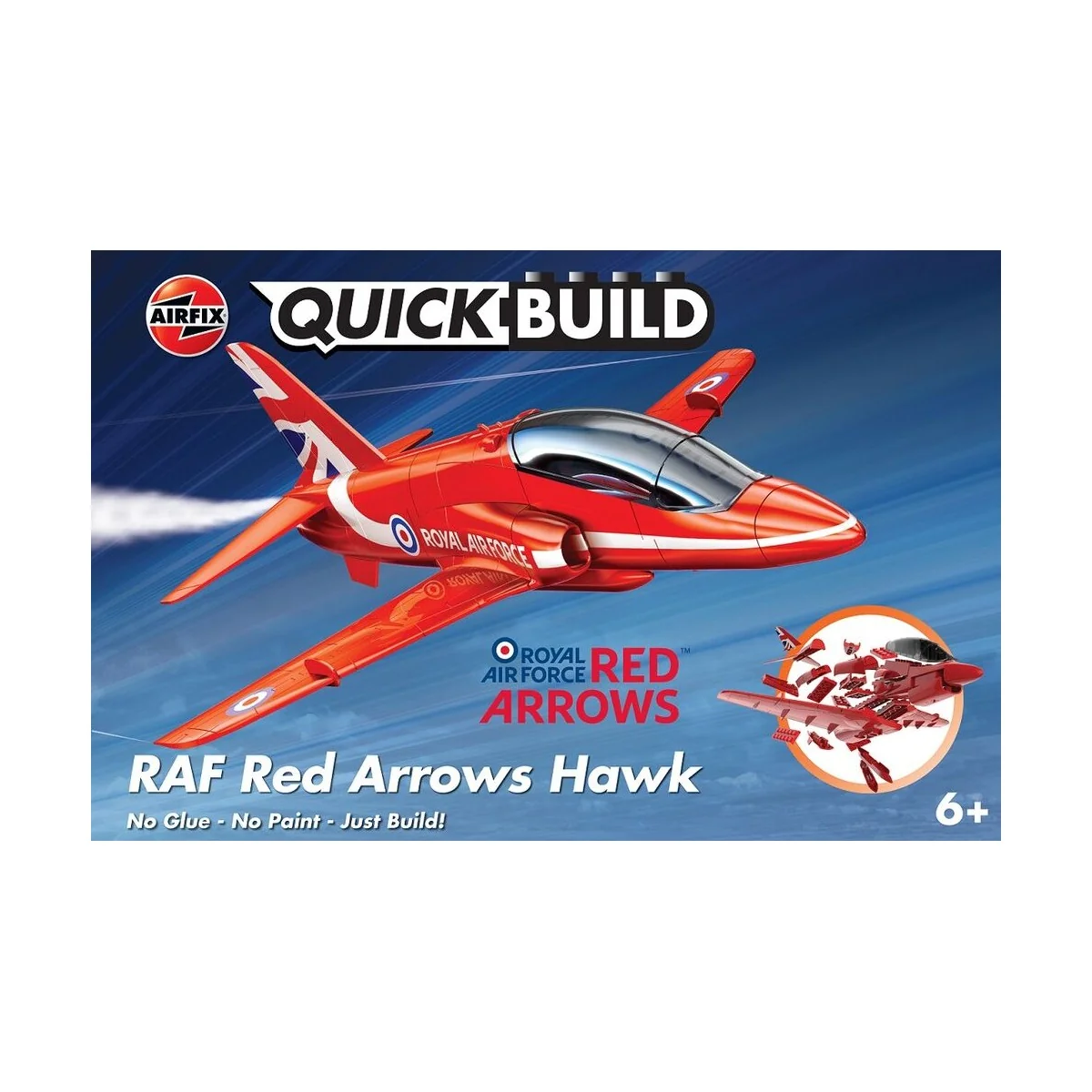 QUICKBUILD Red Arrows Hawk - Airfix J6018 QUICKBUILD Red Arrows Hawk - Airfix J6018