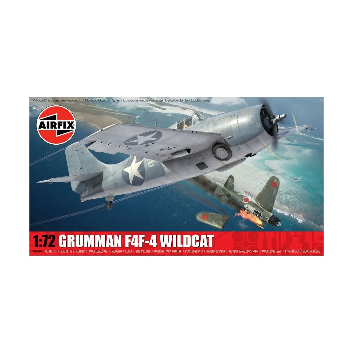 Grumman F4F-4 Wildcat, 1/72 - Airfix A02070