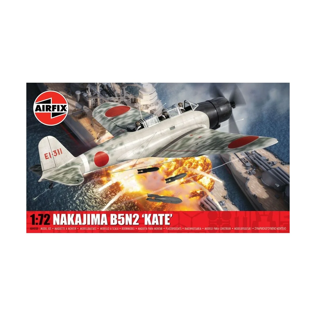 Nakajima B5N2 'Kate', 1/72 - Airfix A04058
