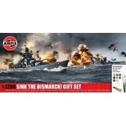 Sink The Bismarck! Gift Set, 1/1200 - Airfix A50120