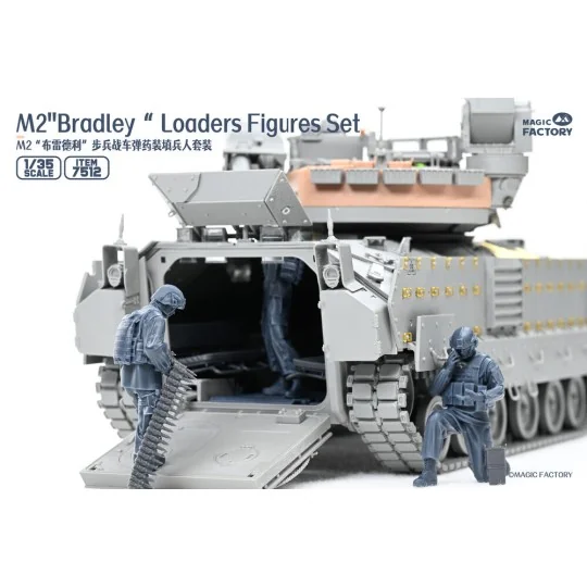 M2 Bradley Loaders Figures Set (incl. 3 figures, 1 set radio and pa... M2 Bradley Loaders Figures Set (incl. 3 figures, 1 set radio and pa...