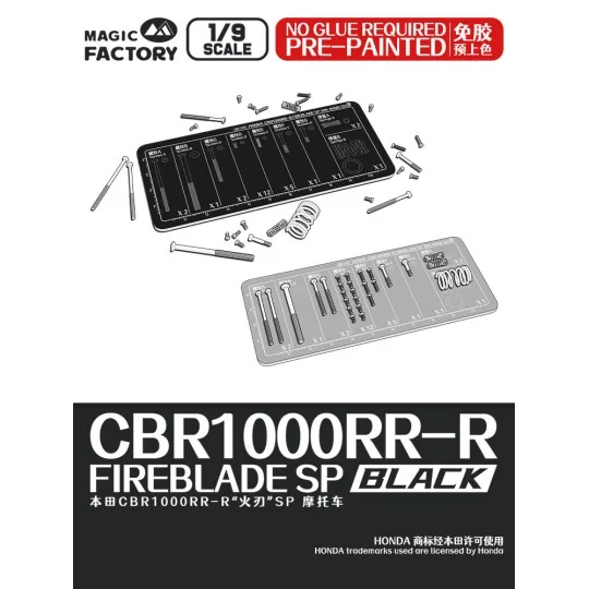 Honda CBR1000RR-R Fireblade SP (Pre-colored) - Magic Factory 1405 Honda CBR1000RR-R Fireblade SP (Pre-colored) - Magic Factory 1405