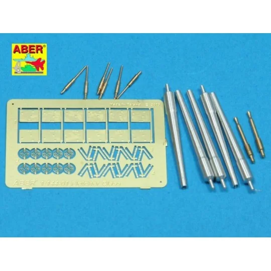barrels for US Fletcher Clas Destroyer, 1/144 - Aber Models RE1:144...
