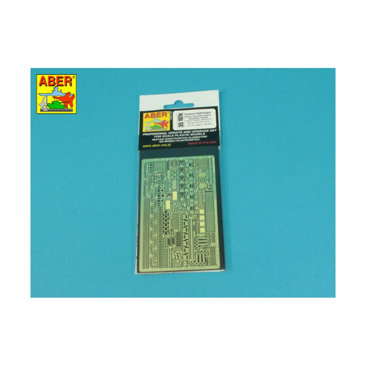 Schwere Spähwagen (Heavy armoured wagon) - simplified version, 1/35...