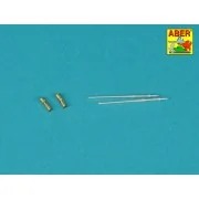 Set of 2 barrels for U.S cal .50 Browning M2 HB, 1/35 - Aber Models... Set of 2 barrels for U.S cal .50 Browning M2 HB, 1/35 - Aber Models...