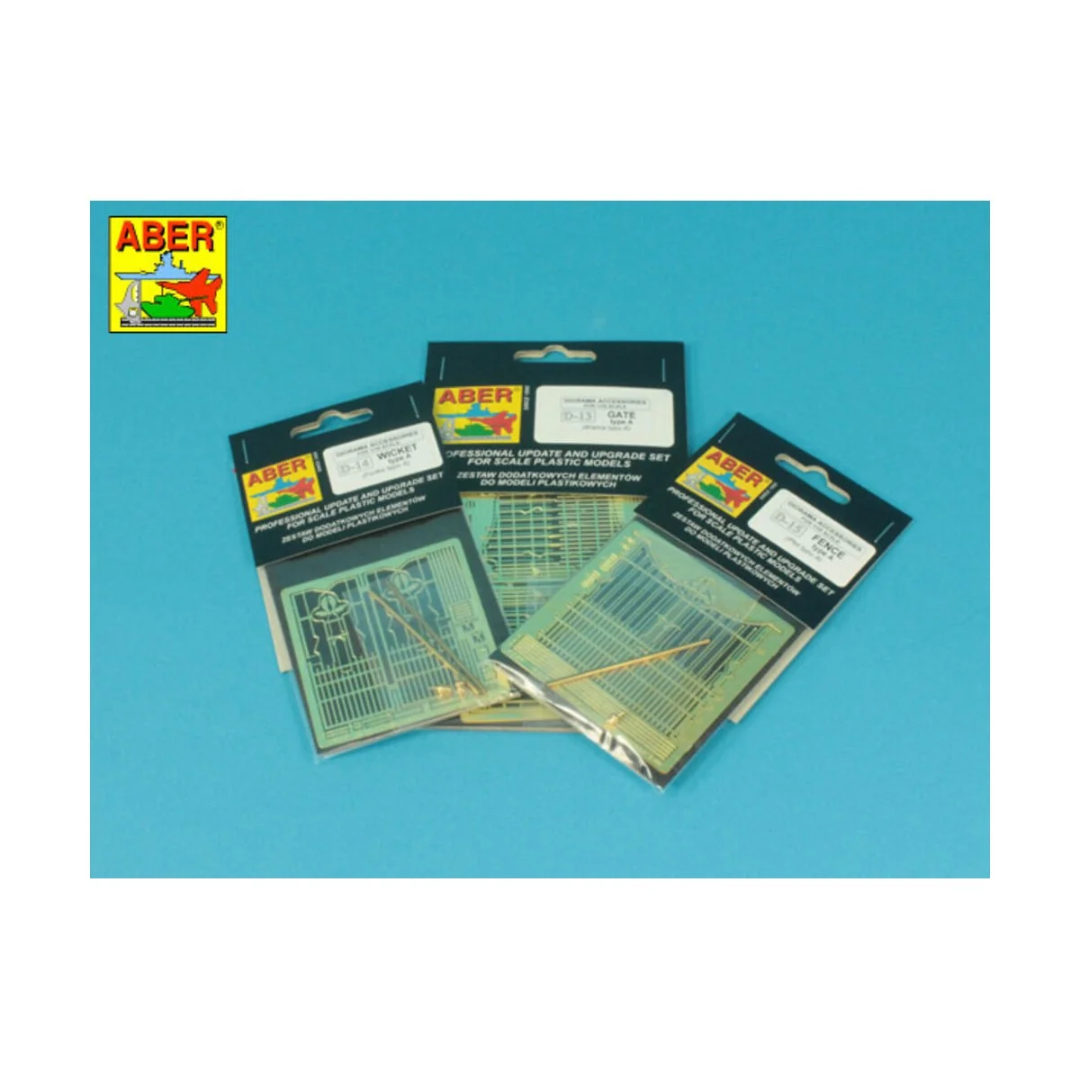 Residence Fence Elements - type A, 1/35 - Aber Models 35 DES-A Residence Fence Elements - type A, 1/35 - Aber Models 35 DES-A