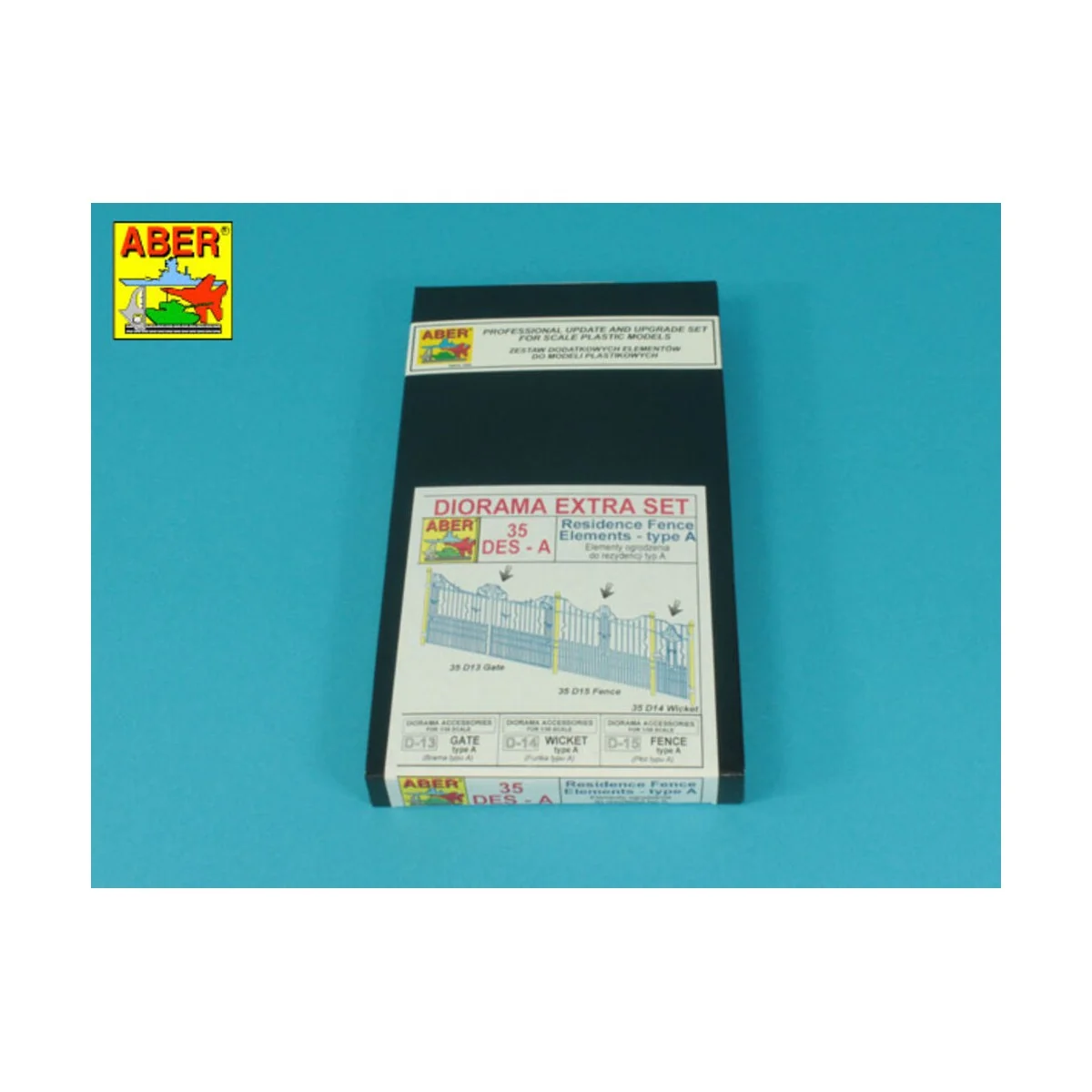 Residence Fence Elements - type A, 1/35 - Aber Models 35 DES-A Residence Fence Elements - type A, 1/35 - Aber Models 35 DES-A