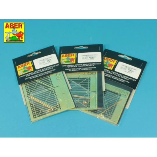 Residence Fence Elements - type C, 1/35 - Aber Models 35 DES-C Residence Fence Elements - type C, 1/35 - Aber Models 35 DES-C
