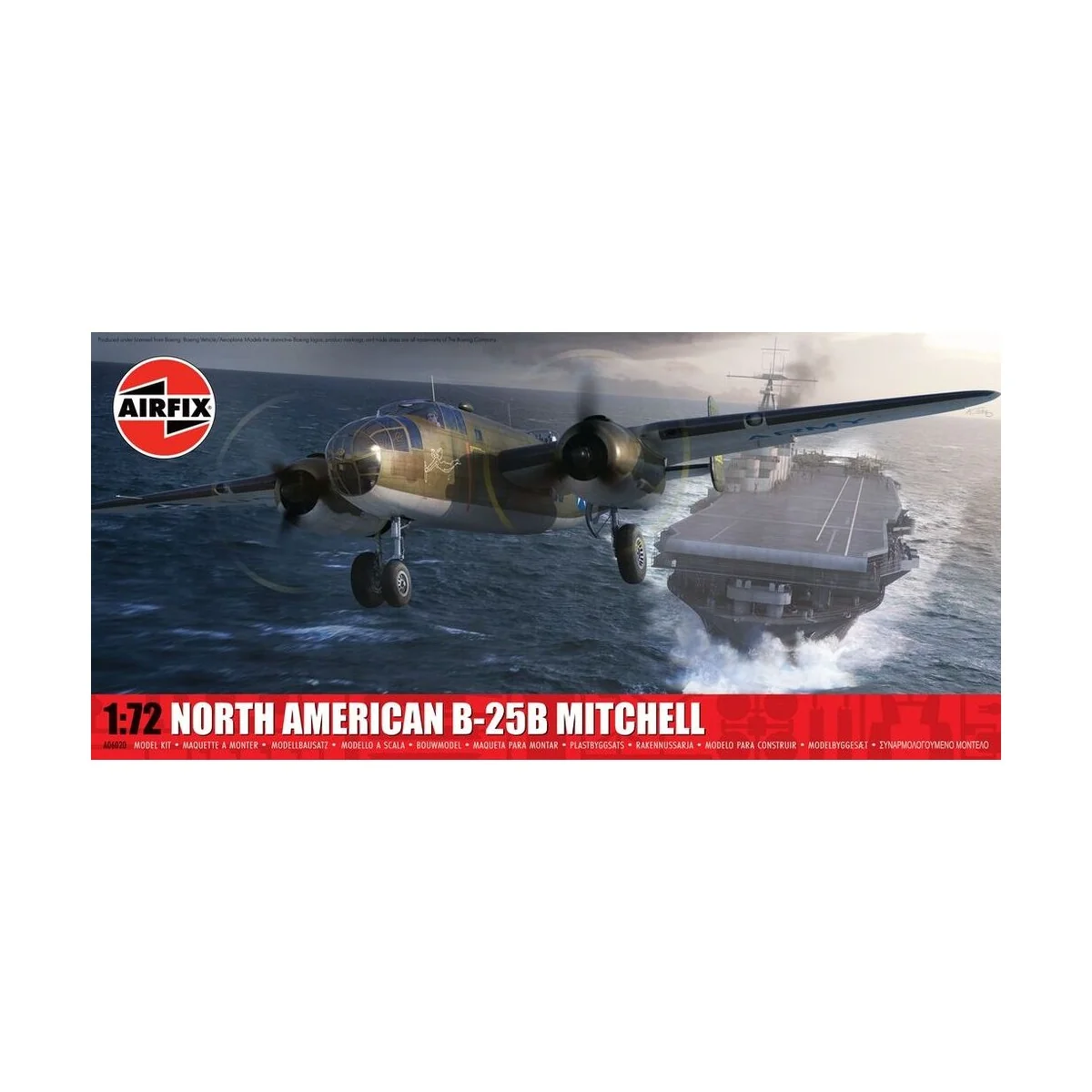 North American B-25B Mitchell, 1/72 - Airfix A06020