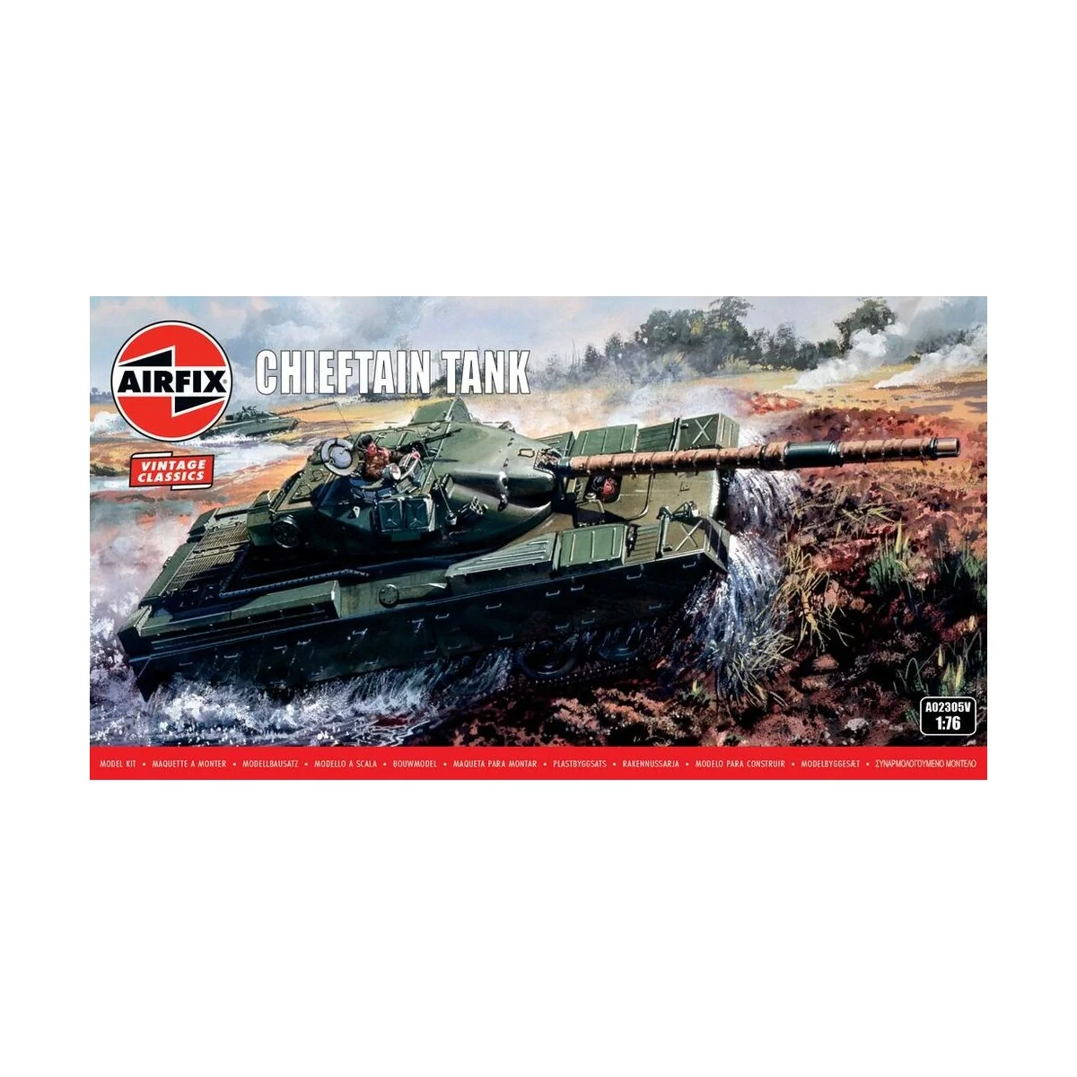 Chieftain Tank, 1/76 - Airfix A02305V Chieftain Tank, 1/76 - Airfix A02305V