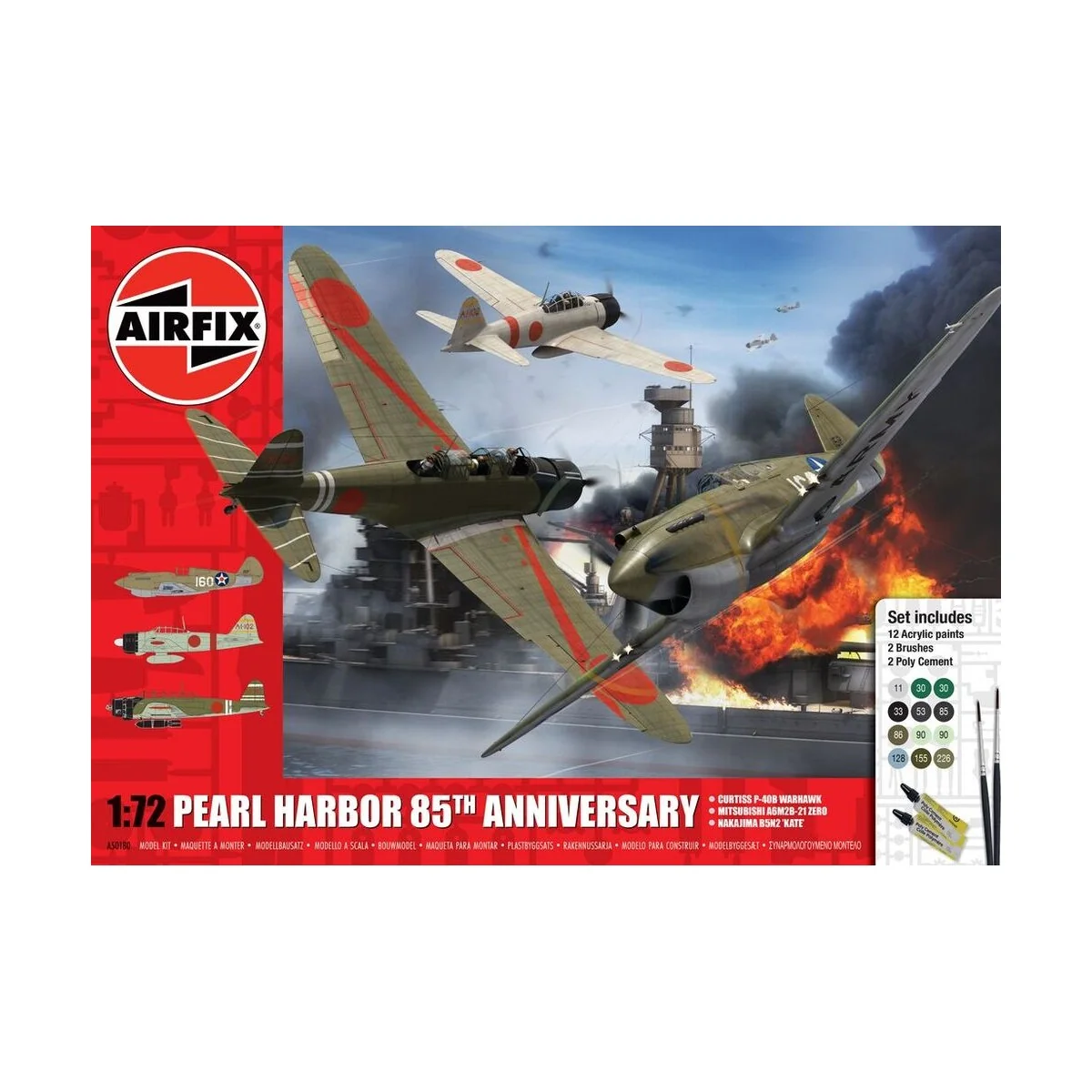 Pearl Harbor Gift Set, 1/72 - Airfix A50180