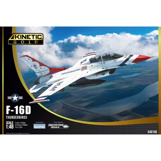 F-16D Thunderbirds, 1/48 - KINETIC K48148