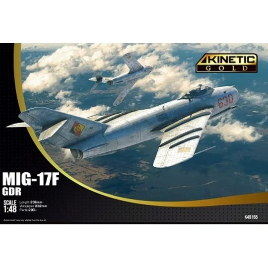 MIG-17F GDR, 1/48 - KINETIC K48165