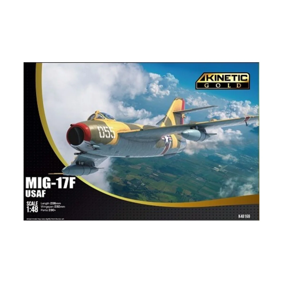 MIG-17F USAF, 1/48 - KINETIC K48169