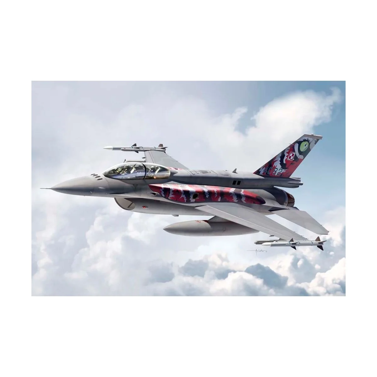 F-16C/D Block 52+ (Poland AF) - GOLD SERIES, 1/48 - KINETIC K48172