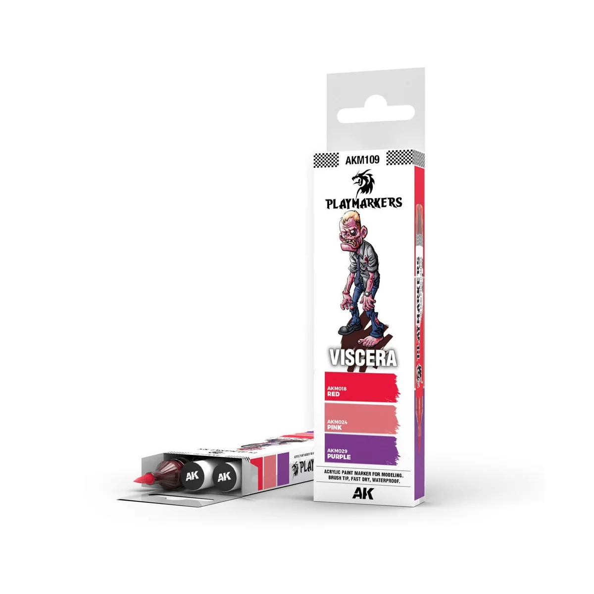 PLAYMARKERS SET - VISCERA (3 ref.) - AK Interactive AKM109 PLAYMARKERS SET - VISCERA (3 ref.) - AK Interactive AKM109