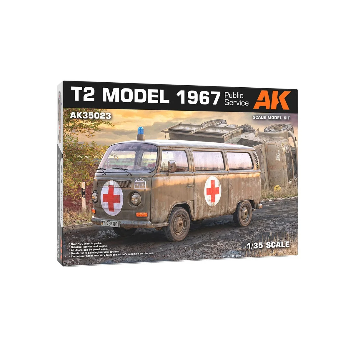 T2 MODEL 1967 Public Service, 1/35 - AK Interactive AK35023