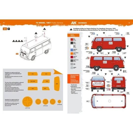 T2 MODEL 1967 Public Service, 1/35 - AK Interactive AK35023