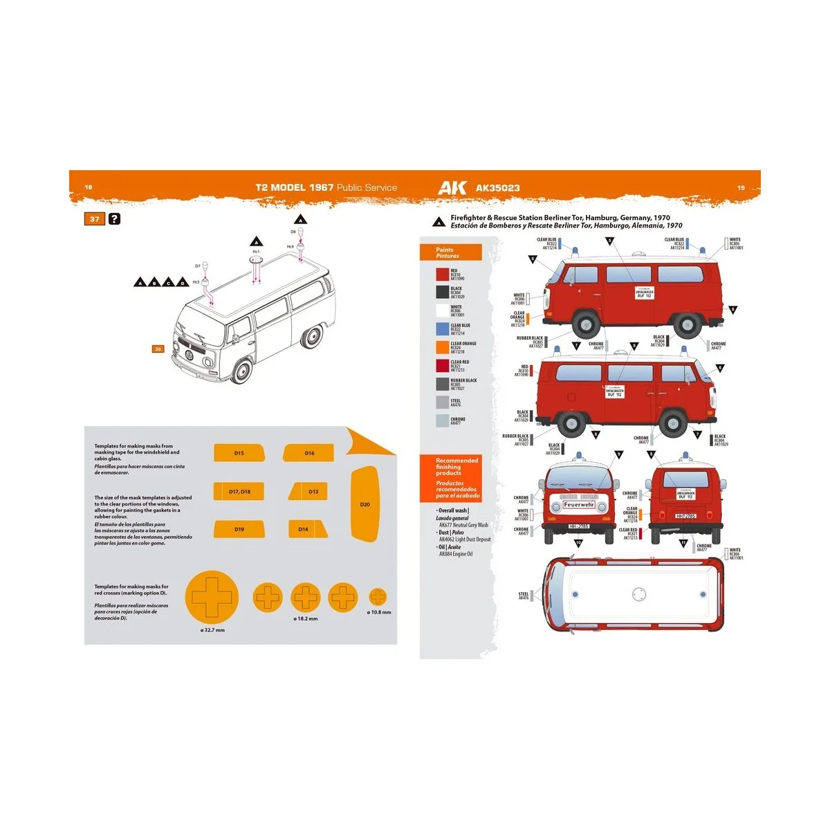 T2 MODEL 1967 Public Service, 1/35 - AK Interactive AK35023