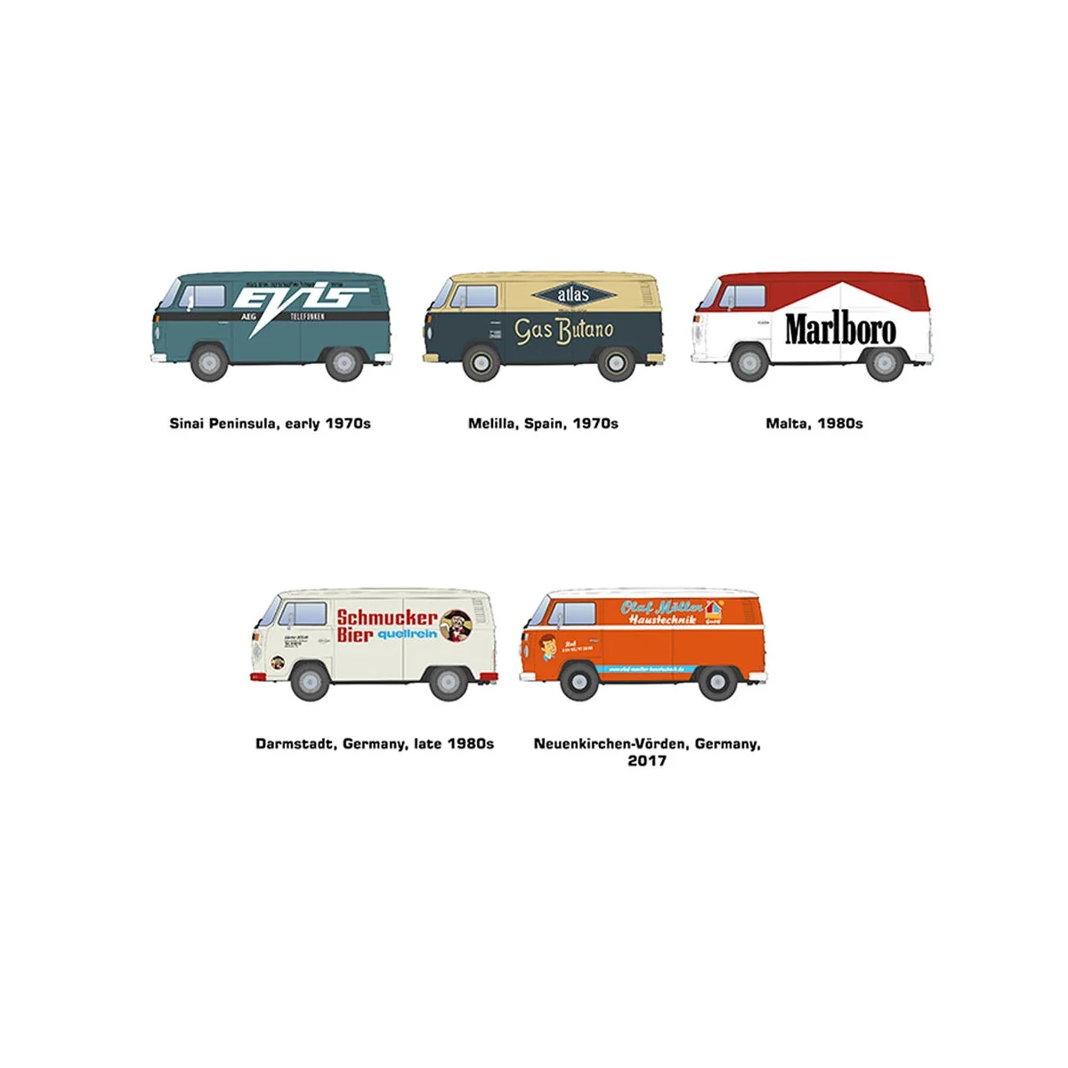 T2 MODEL 1972 Commercial Van, 1/35 - AK Interactive AK35025