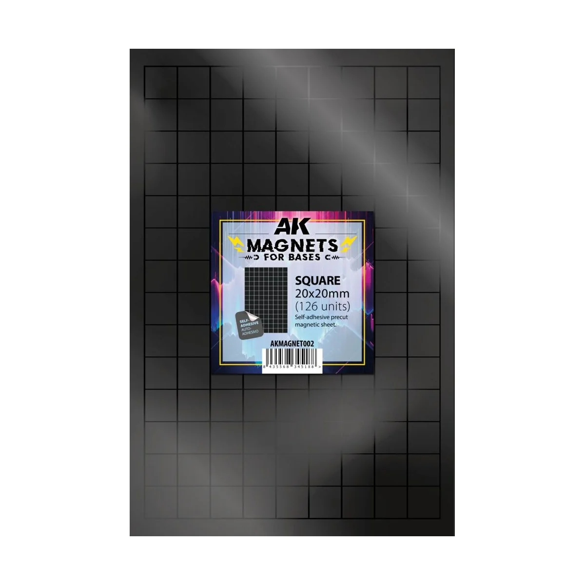SQUARE/CUADRADO 20 X 20 - 126 unid - AK Interactive AKMAGNET002 SQUARE/CUADRADO 20 X 20 - 126 unid - AK Interactive AKMAGNET002