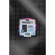 SQUARE/CUADRADO 25 X 25 - 77 unid - AK Interactive AKMAGNET003 SQUARE/CUADRADO 25 X 25 - 77 unid - AK Interactive AKMAGNET003