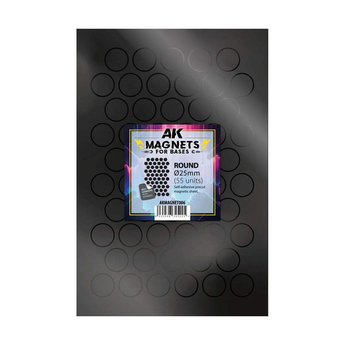ROUND/REDONDO 25 Ø - 55 unid - AK Interactive AKMAGNET006