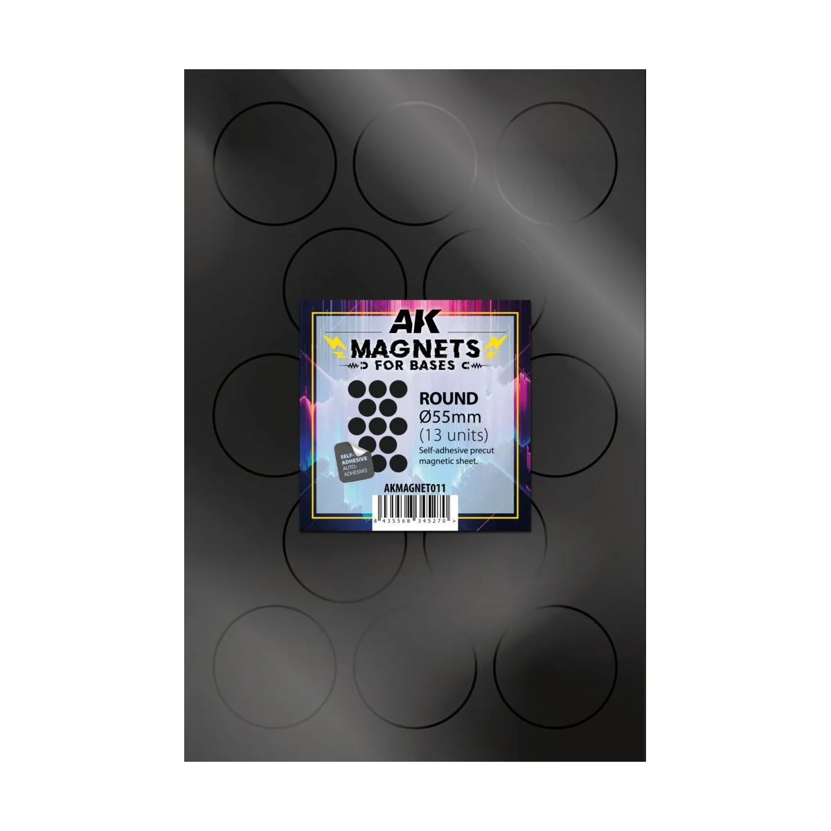ROUND/REDONDO 55 Ø - 13 unid - AK Interactive AKMAGNET011 ROUND/REDONDO 55 Ø - 13 unid - AK Interactive AKMAGNET011