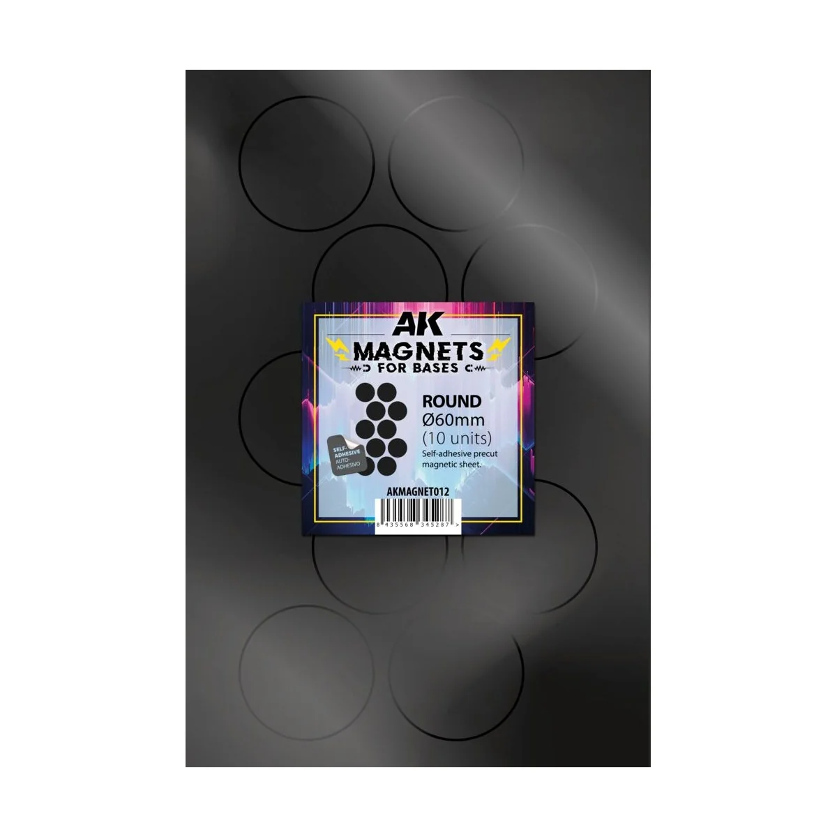 ROUND/REDONDO 60 Ø - 10 unid - AK Interactive AKMAGNET012