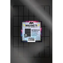 RECTANGULAR 25 X 50 - 35 unid - AK Interactive AKMAGNET013