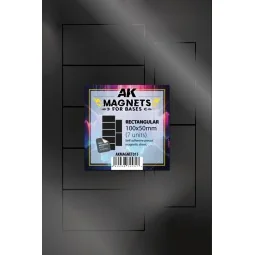 RECTANGULAR 100 X 50 - 7 unid - AK Interactive AKMAGNET015