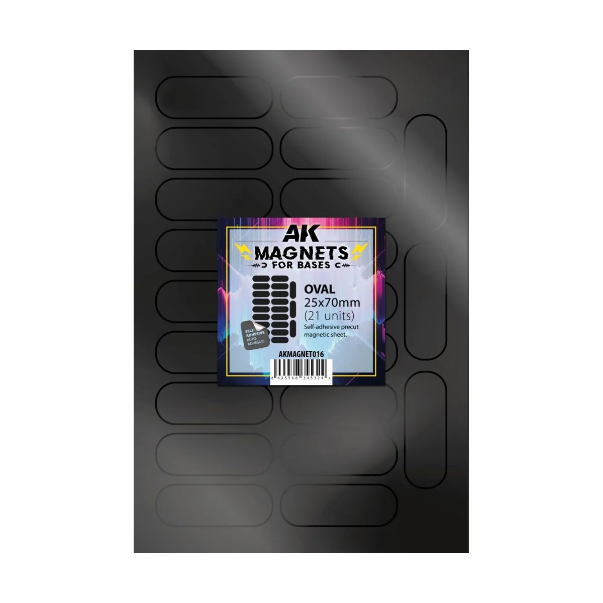 OVAL 25 X 70 - 21 unid - AK Interactive AKMAGNET016