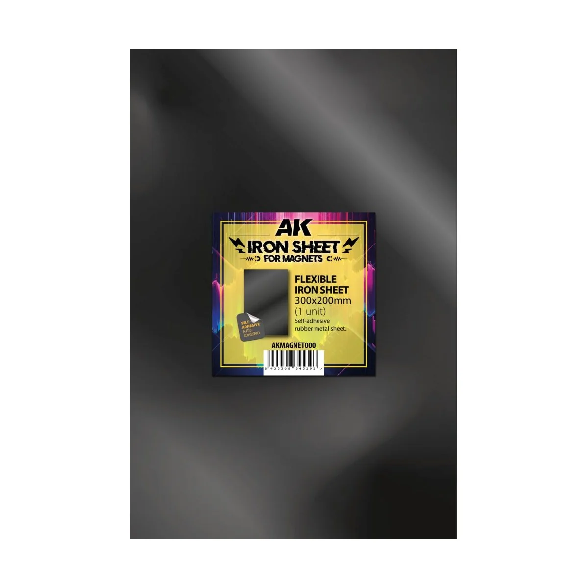 IRON SHEET FOR MAGNETS 300x200mm - AK Interactive AKMAGNET000