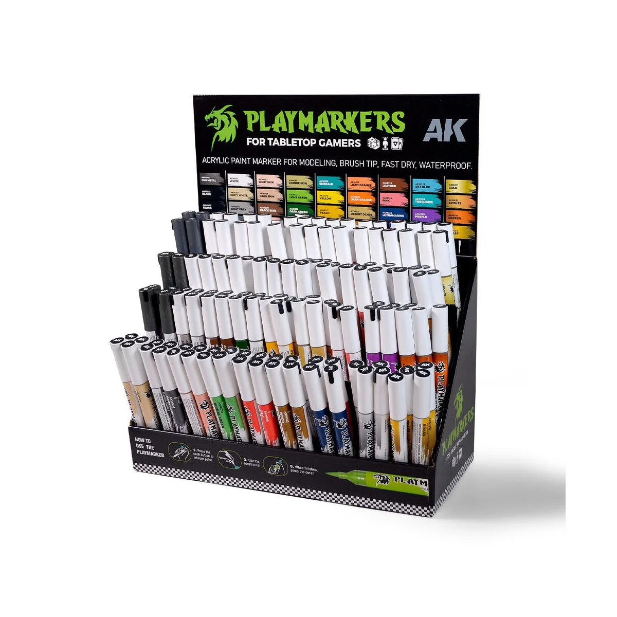 CARDBOARD DISPLAY PLAYMARKERS - AK Interactive AKM151