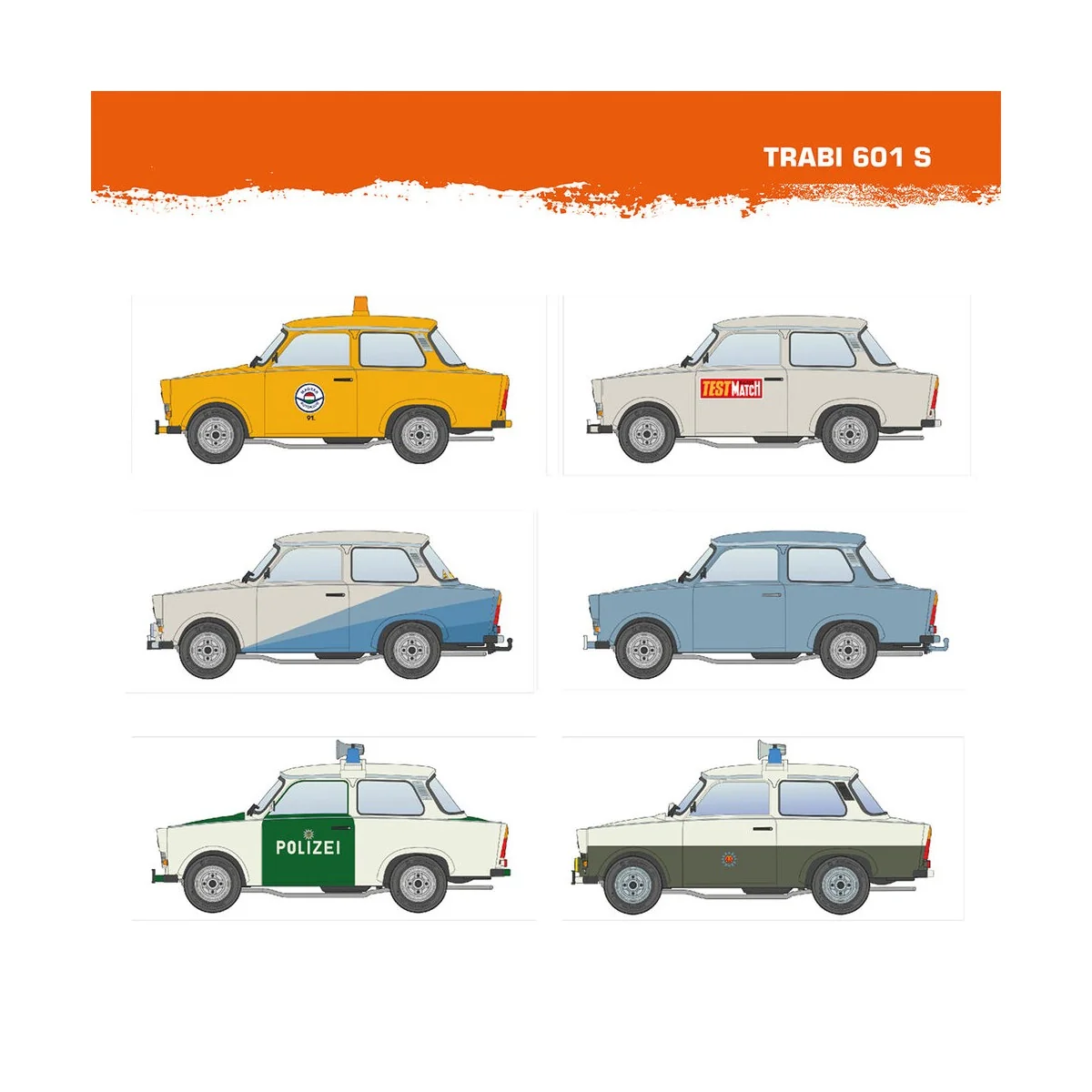 TRABI 601 S, 1/35 - AK Interactive AK35032 TRABI 601 S, 1/35 - AK Interactive AK35032