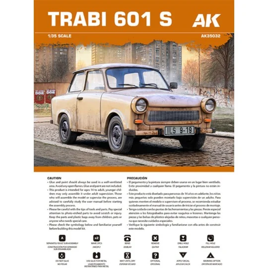 TRABI 601 S, 1/35 - AK Interactive AK35032 TRABI 601 S, 1/35 - AK Interactive AK35032