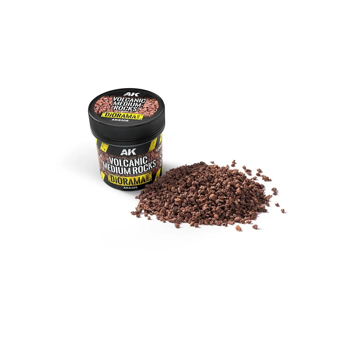 VOLCANIC MEDIUM ROCKS 100ML - AK Interactive AK8305
