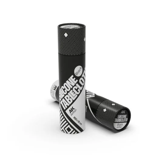 SILICONE TABLECLOTH BLACK 88, 50 X 30 CM - AK Interactive AK9561