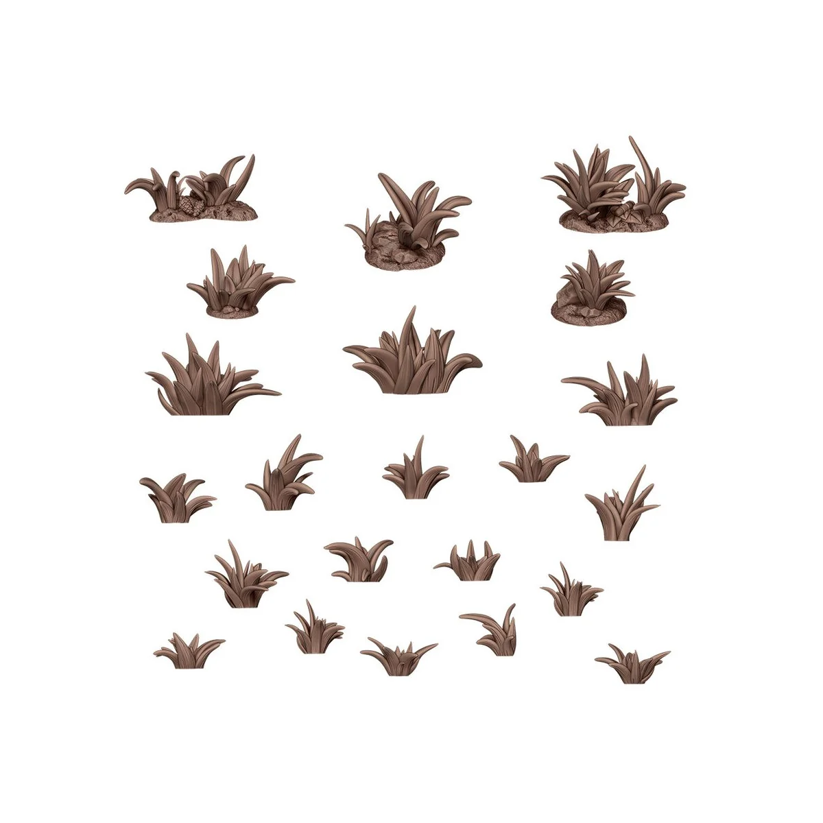 GRASS TUFTS - BASING BITS 22 pieces - AK Interactive AKBIT0001